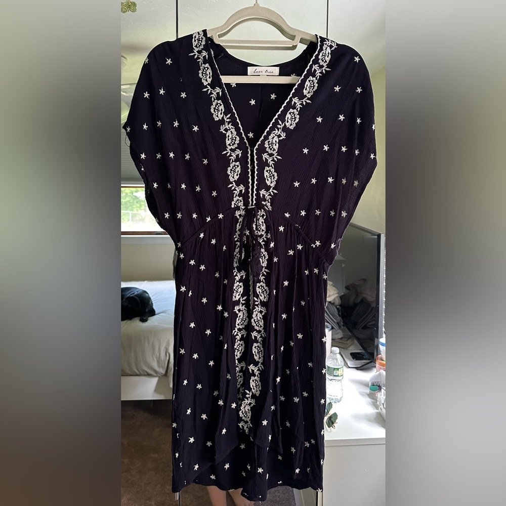 Blue dress, size Large.